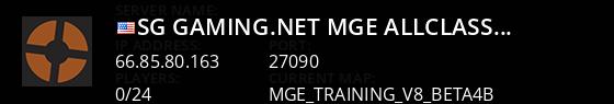 SG-Gaming.net | MGE | AllClass/NoElo Live Banner 1