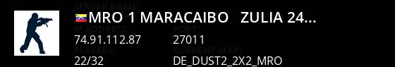 MRO#1 MARACAIBO - ZULIA 24/7 Live Banner 1