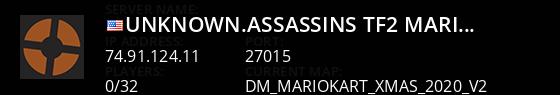 Unknown.Assassins | TF2 MarioKart | uaclan.net Live Banner 1