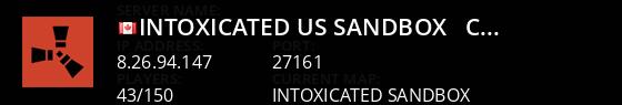 Intoxicated US Sandbox - Creative | Build | Noclip Live Banner 1