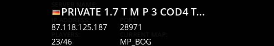 PRIVATE 1.7| T-m-P#3 CoD4 TDM Live Banner 1