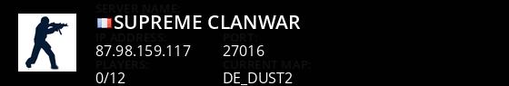 Supreme | ClanWar Live Banner 1