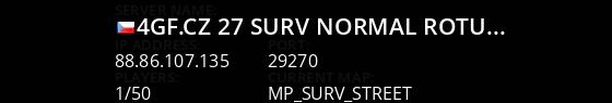 4GF.CZ #27 | SURV | Normal | ROTU2 | CUSTOM-MAP Live Banner 1