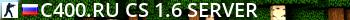 c400.ru CS 1.6 Server Live Banner 2
