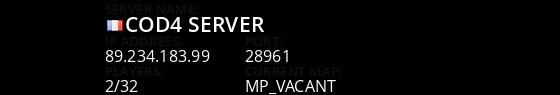 COD4 server Live Banner 1