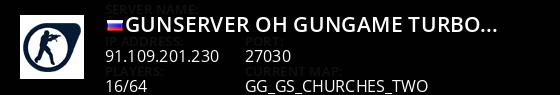 [GunServer] OH GunGame TURBO + FREE VIP Live Banner 1