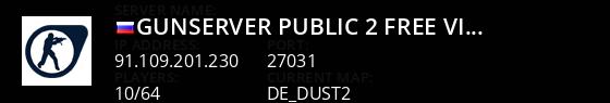 [GunServer]  Public #2 + FREE VIP Live Banner 1