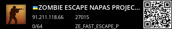 Zombie escape | Napas Project | !ws Live Banner 1