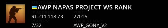AWP | Napas Project | !ws !rank Live Banner 1