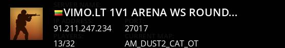 Vimo.lt [1V1 ARENA] !ws !rounds !guns Live Banner 1