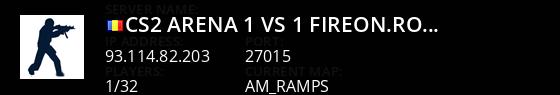 [CS2] [ARENA 1 VS 1] [FIREON.RO] !WS !KNIFE !GLOVES !AGENTS !MU Live Banner 1