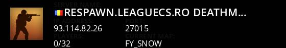 RESPAWN.LEAGUECS.RO | DEATHMATCH CSDM Live Banner 1