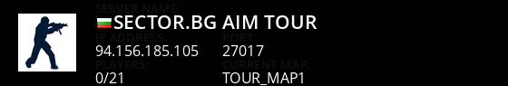 SECTOR.BG Aim Tour Live Banner 1