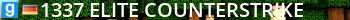 ! 1337 Elite |  Counterstrike Live Banner 2