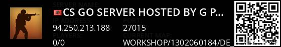 CS:GO Server Hosted by G-Portal.com Live Banner 1