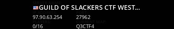 Guild Of Slackers CTF *West Coast* Live Banner 1