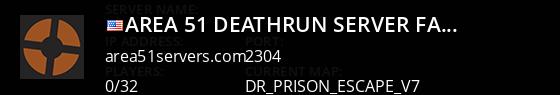 Area 51 Deathrun Server [FastDL|Presents|Shop] Live Banner 1