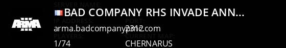 Bad Company | RHS Invade & Annex | www.BadCompanyPMC.com Live Banner 1