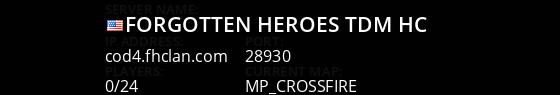 {Forgotten Heroes}TDM HC Live Banner 1