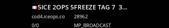 ^5Ice^2Ops ^5Freeze Tag ^7- ^3www.iceops.co Live Banner 1