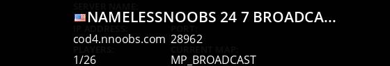 NamelessNoobs 24/7 Broadcast Live Banner 1