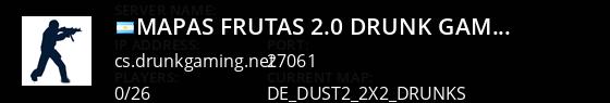 MAPAS FRUTAS 2.0 ~ Drunk-Gaming Live Banner 1