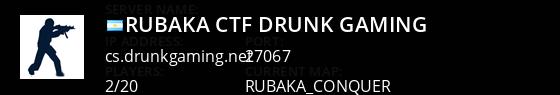RUBAKA + CTF ~ Drunk-Gaming Live Banner 1