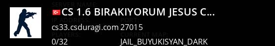 CS 1.6 BIRAKIYORUM JESUS CHRIST Live Banner 1