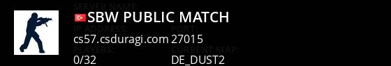 SBW  ||PUBLIC|  MATCH Live Banner 1