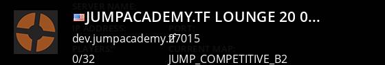 jumpacademy.tf | Lounge [20:03] | S2-D2 | US West Live Banner 1