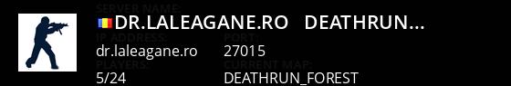 DR.LALEAGANE.RO - DeathRun SKINS,GAMEMASTER,RANK,Timer,Shop,Trail Live Banner 1
