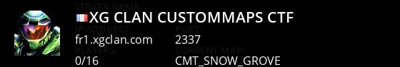 {XG}clan custommaps ctf Live Banner 1
