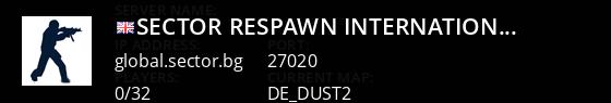 > SECTOR > RESPAWN International [Combos][ArmyRanks] 18+ Live Banner 1