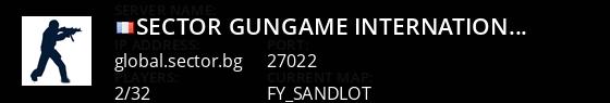 > SECTOR > GUNGAME International [Combos] 18+ Live Banner 1