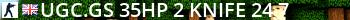  UGC.GS | 35hp_2 Knife (24/7) Live Banner 2